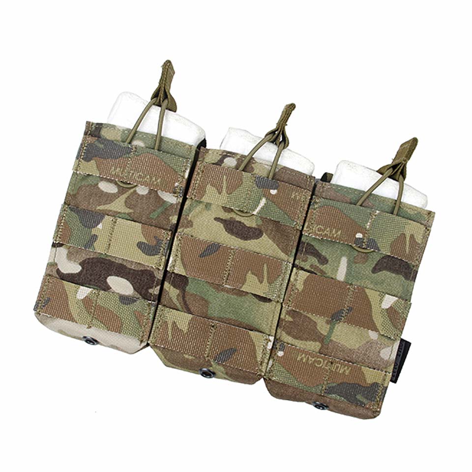 Tactical Triple Magazine Pouch Bag Russian MOX Green Moss Ruins Camouflage  ATFG For Vest Molle System For 5.56 Mag - AliExpress