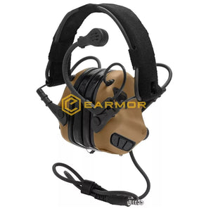 OPSMEN EARMOR M32-Mark3 MilPro Tactical Headset - Coyote Brown