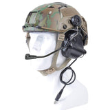 OPSMEN Earmor Tactical Headset M32H Noise Canceling Headphone with Helmet Rail Adapter Set