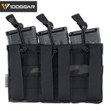 Tactical Airsoft Triple Mag Pouch MOLLE Modular 5.56.223 Magazine Pouch